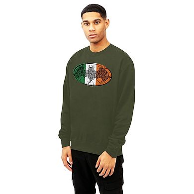 Batman Irish Celtic Symbol Long Sleeve Adult T-shirt