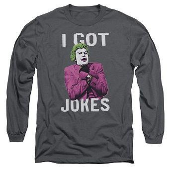 Batman Classic Tv Got Jokes Long Sleeve Adult T-shirt