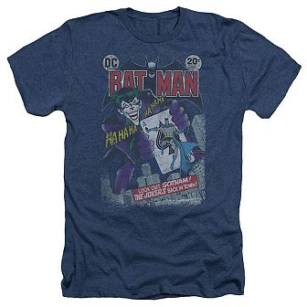 Batman 251 Distressed Adult Heather T-shirt