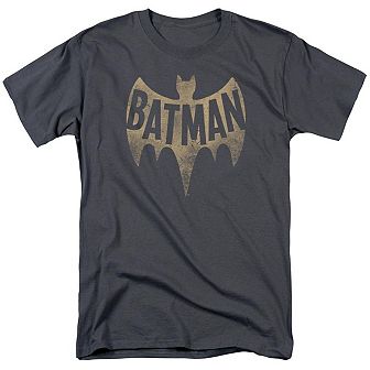 Batman Classic Tv Vintage Logo Short Sleeve Adult T-shirt