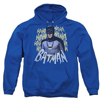 Batman Classic Tv Theme Song Adult Pull Over Hoodie
