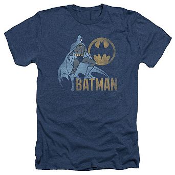 Batman Knight Watch Adult Heather T-shirt