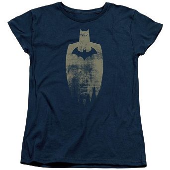 Batman Gold Silhouette Short Sleeve Women´s T-Shirt
