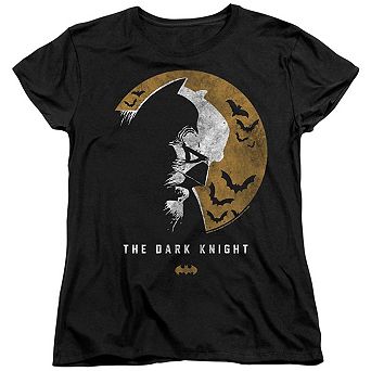 Batman Dark Knight Moon Short Sleeve Women´s T-Shirt