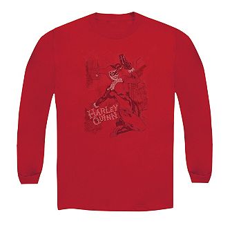 Batman Harleys Packing Long Sleeve Adult T-shirt