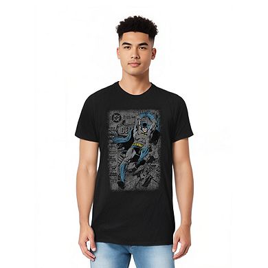 Batman Detective 487 Distress Short Sleeve Adult T-shirt