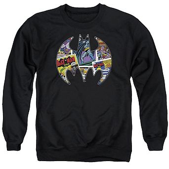 Batman Comic Bat Adult Crewneck Sweatshirt