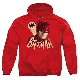 Batman Classic Tv Bat Signal Adult Pull Over Hoodie