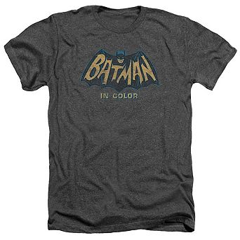 Batman Classic Tv In Color Adult Heather T-shirt