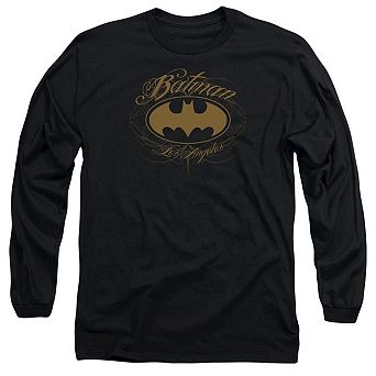 Batman La Long Sleeve Adult T-shirt