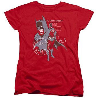 Batman Lean And Muscular Short Sleeve Women´s T-Shirt