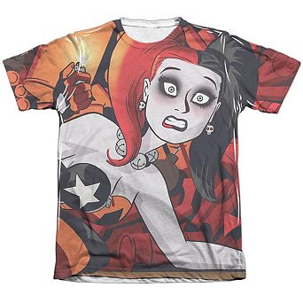 Batman Harley Cooke Cover Sleeve T-shirt