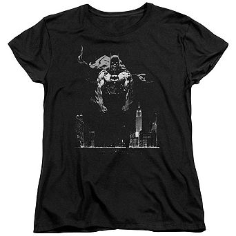 Batman Dirty City Short Sleeve Womens T-shirt