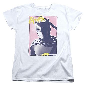 Batman Classic Tv Wayne 80s Short Sleeve Womens T-shirt