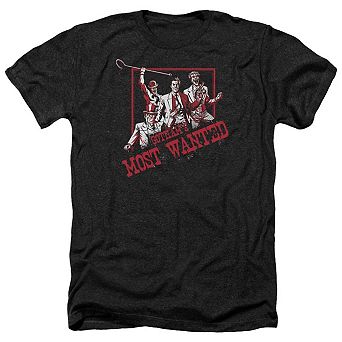 Batman Gothams Most Wanted Adult Heather T-shirt