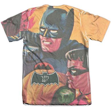 Batman Classic Tv Lets Go Sleeve T-shirt