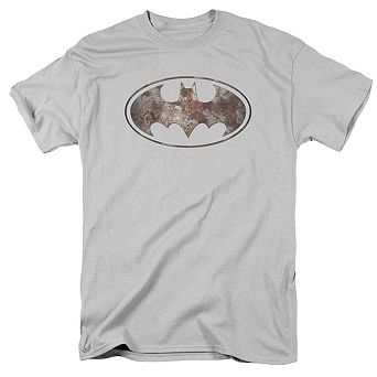 Batman Heavy Rust Logo Short Sleeve Adult T-shirt