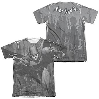 Batman Grey Race Sleeve T-shirt