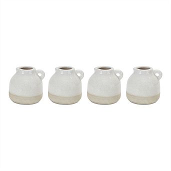 Stoneware Bud Vase (Set Of 4)