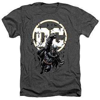 Batman Dc Comics Adult Heather T-shirt