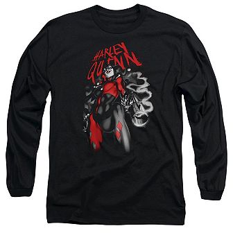 Batman Down The Barrel Long Sleeve Adult T-shirt