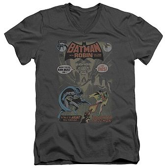 Batman 232 Cover Short Sleeve Adult V Neck T-shirt