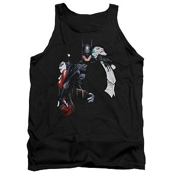 Batman Joker Harley Choke Adult Tank Top