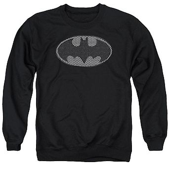 Batman Chainmail Shield Adult Crewneck Sweatshirt