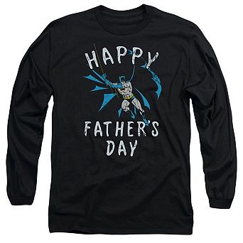 Batman Fathers Day Long Sleeve Adult T-shirt