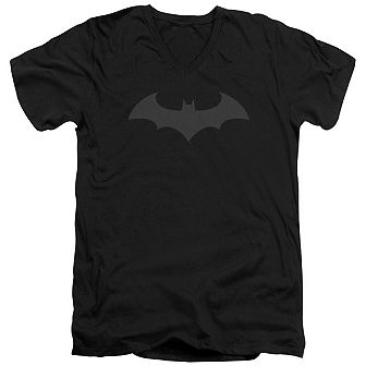 Batman Hush Logo Short Sleeve Adult V Neck T-shirt