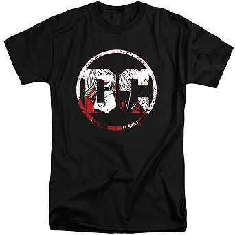 Batman Dc Comics Logo Harley Short Sleeve Adult Tall T-shirt