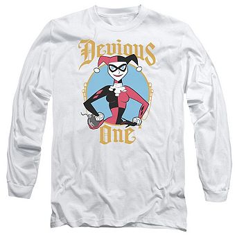 Batman Devious One Long Sleeve Adult T-shirt