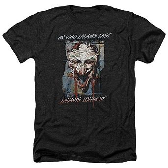 Batman Just For Laughs Adult Heather T-shirt