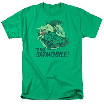 Batman Classic Tv To The Batmobile Short Sleeve Adult T-shirt
