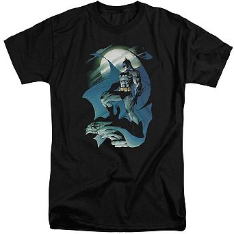 Batman Glow Of The Moon Short Sleeve Adult Tall T-shirt