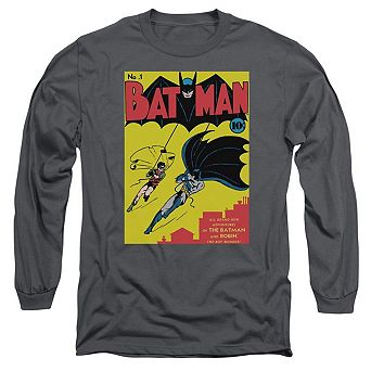 Batman First Long Sleeve Adult T-shirt