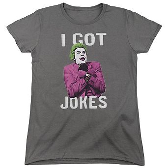 Batman Classic Tv Got Jokes Short Sleeve Womens T-shirt