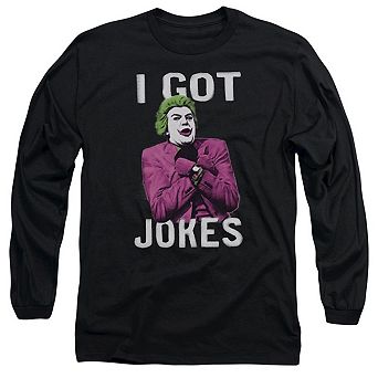 Batman Classic Tv Got Jokes Long Sleeve Adult T-shirt