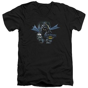Batman From The Depths Short Sleeve Adult V Neck T-shirt