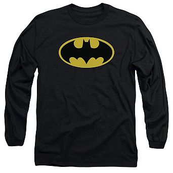 Batman Classic Logo Long Sleeve Adult T-shirt