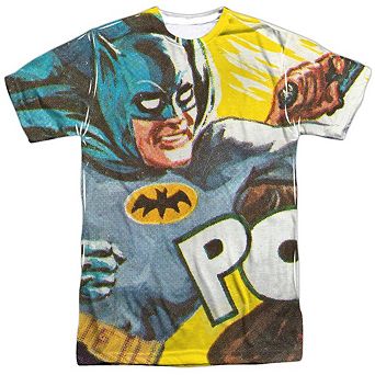 Batman Classic Tv On The Chin Short Sleeve Adult Poly Crew T-shirt
