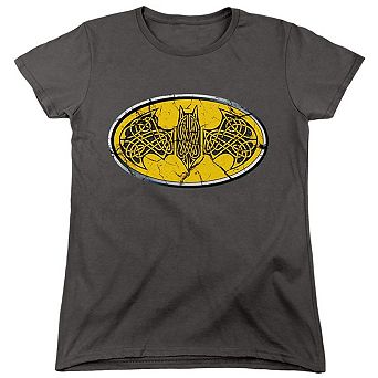 Batman Celtic Shield Short Sleeve Womens T-shirt