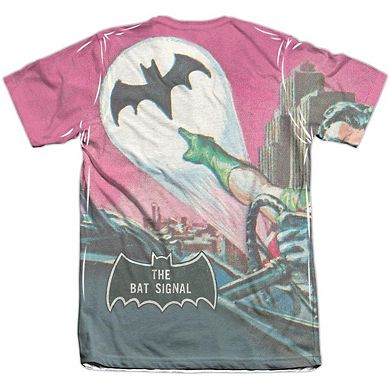 Batman Classic Tv Bat Signal Sleeve T-shirt
