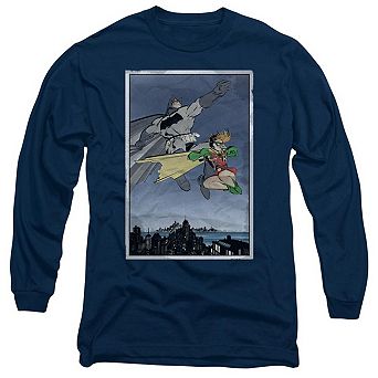 Batman Dkr Duo Long Sleeve Adult T-shirt