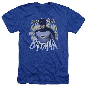 Batman Classic Tv Theme Song Adult Heather T-shirt