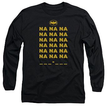 Batman Classic Tv Na Na Na Long Sleeve Adult T-shirt