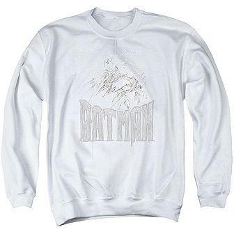 Batman Knight Sketch Adult Crewneck Sweatshirt