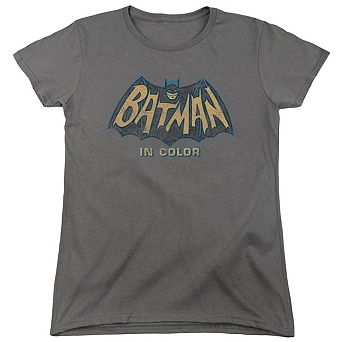 Batman Classic Tv In Color Short Sleeve Womens T-shirt