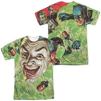 Batman Classic Tv Laugh Gas Short Sleeve Adult Poly Crew T-shirt