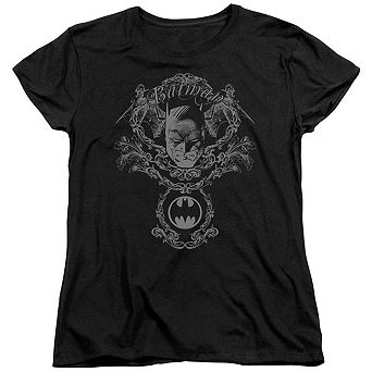 Batman Dark Knight Heraldry Short Sleeve Womens T-shirt